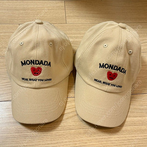 쌍둥이딸둥이 몽다다 볼캡모자 베이지