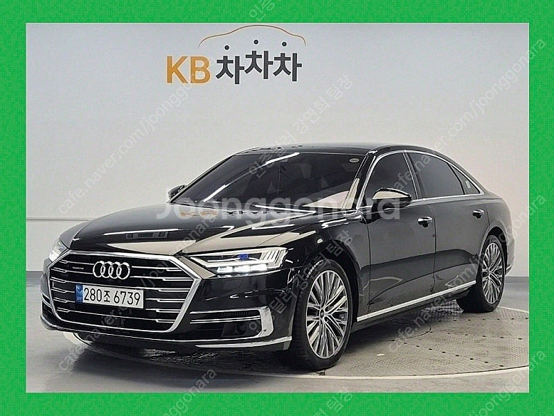 아우디 A8 중고 검정색 2021년식 65,800km ...--0