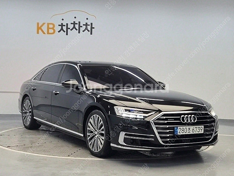 아우디 A8 중고 검정색 2021년식 65,800km ...--4