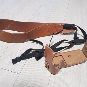 캐논카메라 가죽 스트랩과 파우치
