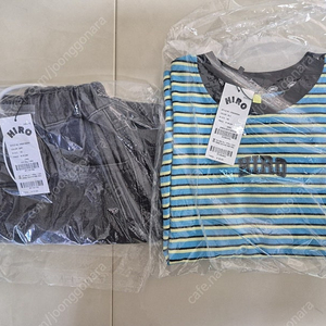 히로 스트라이프 티셔츠+카펜터 데님 120 새상품