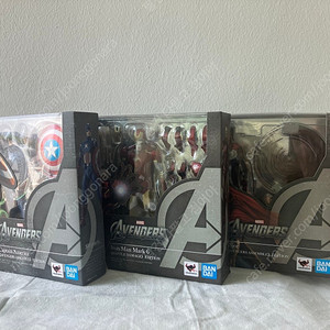 SHF 어셈블 아이언맨 캡틴 아메리카 토르