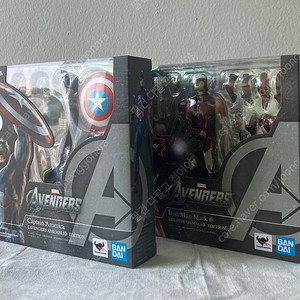 SHF 어셈블 캡틴 아메리카 아이언맨 마크6
