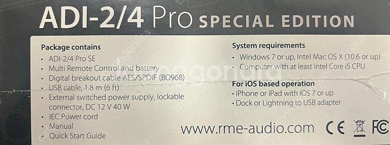 [판매] 알엠이 RME ADI-2/4 PRO SE 헤드...--2