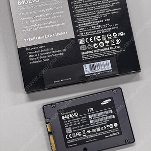 삼성 EVO 840 1TB SSD 팝니다.