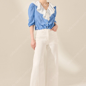 마인 러플칼라 블라우스 82