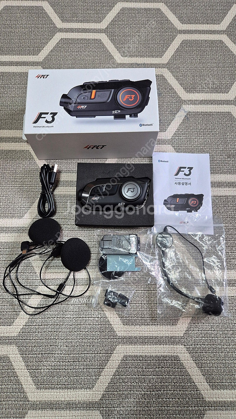 4FACT F3 헬멧 블루투스 헤드셋 2K--1