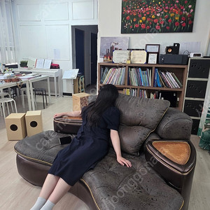 2인용 가죽쇼파