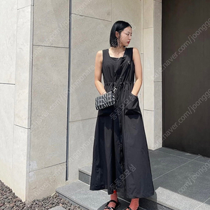 랄라라운지 나시프라원피스 블랙 F