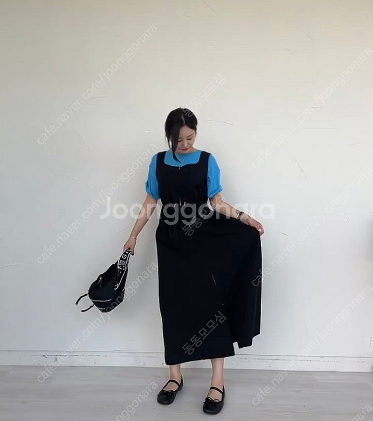 랄라라운지 나시프라원피스 블랙 F--3