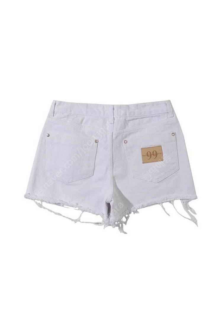 (새상품) 애즈온 밀키 쇼츠 팬츠 반바지 화이트 S 이미지