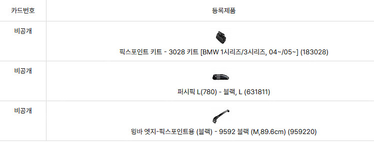 툴레 정품 가로바, 키트, 루프박스 팝니다.--9