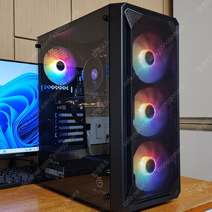 (S급)AMD라이젠7 1700(8코어16스레드), RX580*8GB 컴퓨터본체