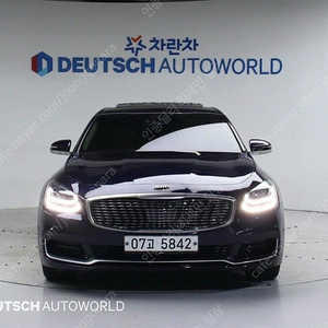 더K9 중고 더 K9 중고자동차 파란색 2019년식 3.8 GDI AWD 그랜드 플래티넘 개인사업자 차량구매