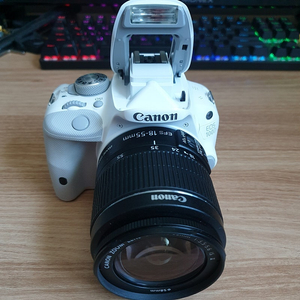 캐논 EOS 100D DSLR 화이트 바디 세트+EFS 18-55mm 렌즈