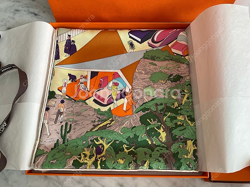 에르메스 까레 스카프--1
