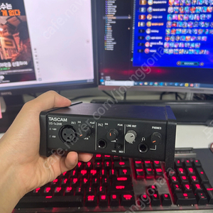 TASCAM US-1x2HR 오디오 인터페이스