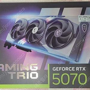 MSI RTX 5070 게이밍 트리오 OC D7 12GB 트라이프로져4 팝니다