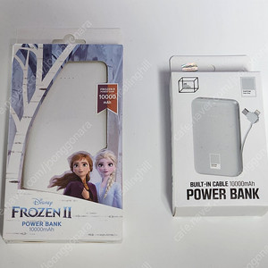 10000mAh 보조배터리 2종 일괄 판매합니다 (팬톤/코끼리)