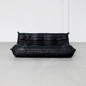 토고 소파 Togo Sofa 3 seater 블랙 레더