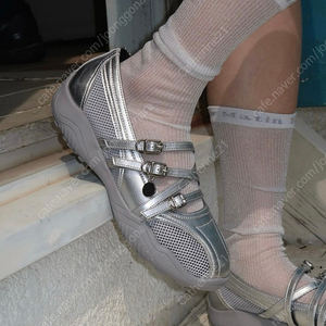 마뗑킴 스니커즈 메리제인 MATIN MESH MARYJANE MK2534SO004MSV