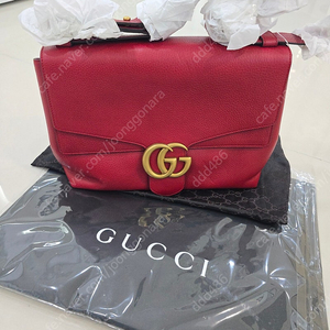 [정품] GUCCI 구찌 마몬트 숄더백 라지 레드 미사용급