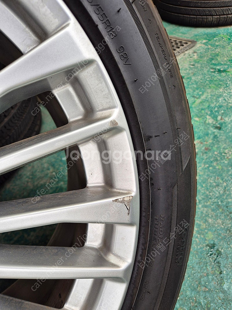 [판매] 아우디 c8 a6 18인치 중고휠 타이어--9