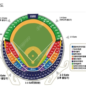 6월 7일 토요일 두산vs롯데 3루 외야지정석