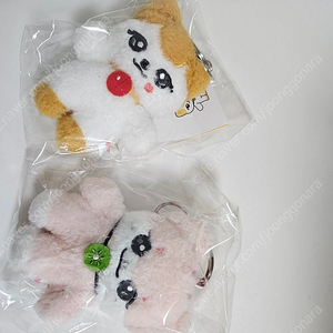 아이브 미니브 10cm 플러시 키링 리즈 이서 치즈 이랑이
