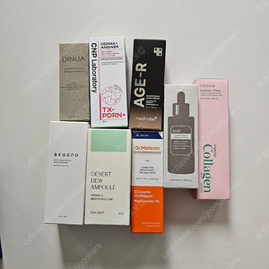 여러가지 화장품 앰플, 세럼 (차앤박, 디누아, 메디큐브, 비겐드, 닥터멜락신, 디디앰플, 잇츠스킨 등) / 무배