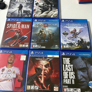 ps4 타이틀 8개 일괄팝니다