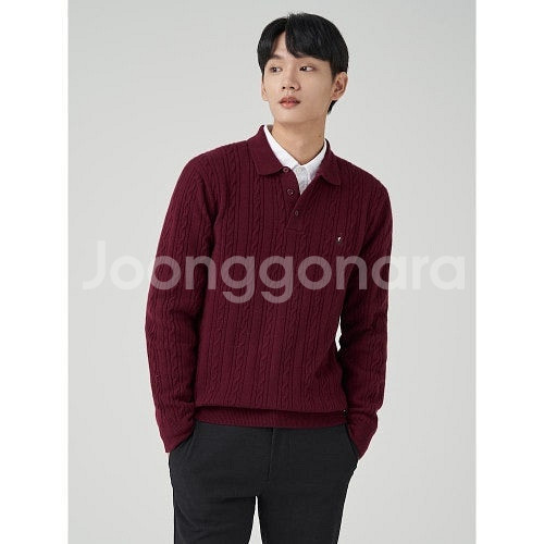 23 빈폴 남성 케이블 PK 니트 95 / 랑방 마인 오브제 타임 럭키슈에뜨 산드로 마쥬 오르 시에 시스템--0