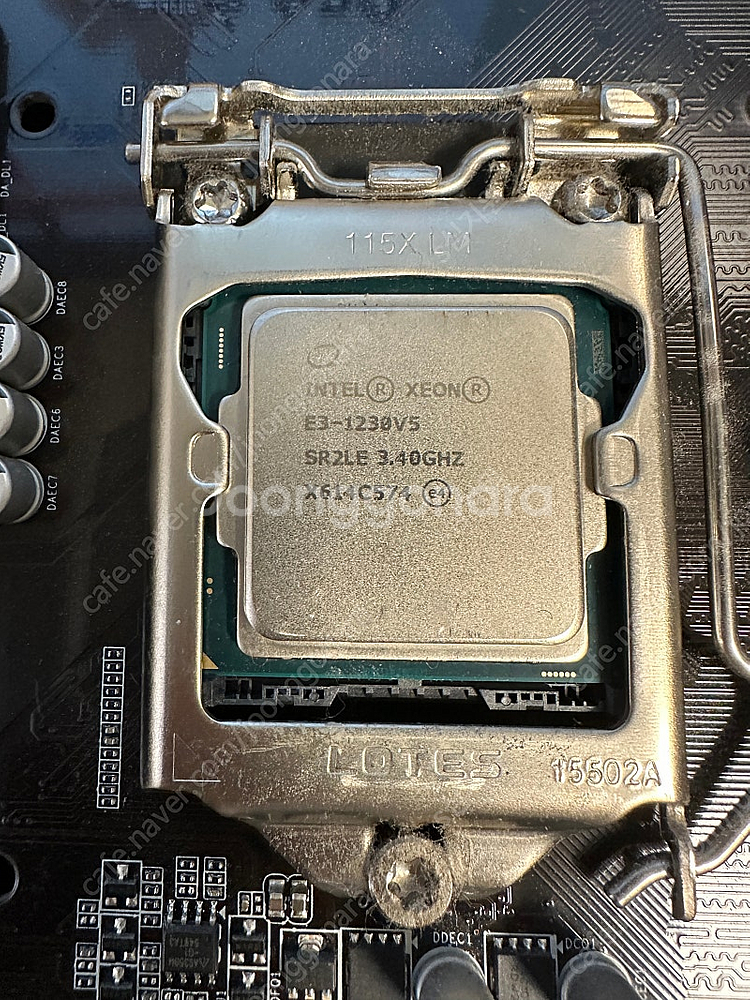 인텔 제온 E3-1230V5 CPU + ga x150m...--0