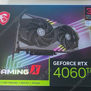 MSI RTX 4060 Ti 게이밍X 8GB 판매합니다
