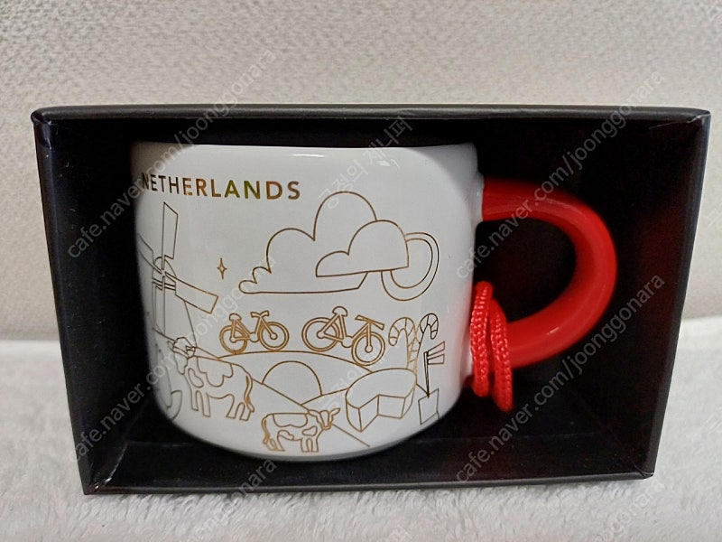 스타벅스 유아히어 홀리데이 레드케이스 오너먼트 59ml 미국 파이크 플레이스 마켓 시애틀 캘리포니아 로스앤젤레스 스... 이미지