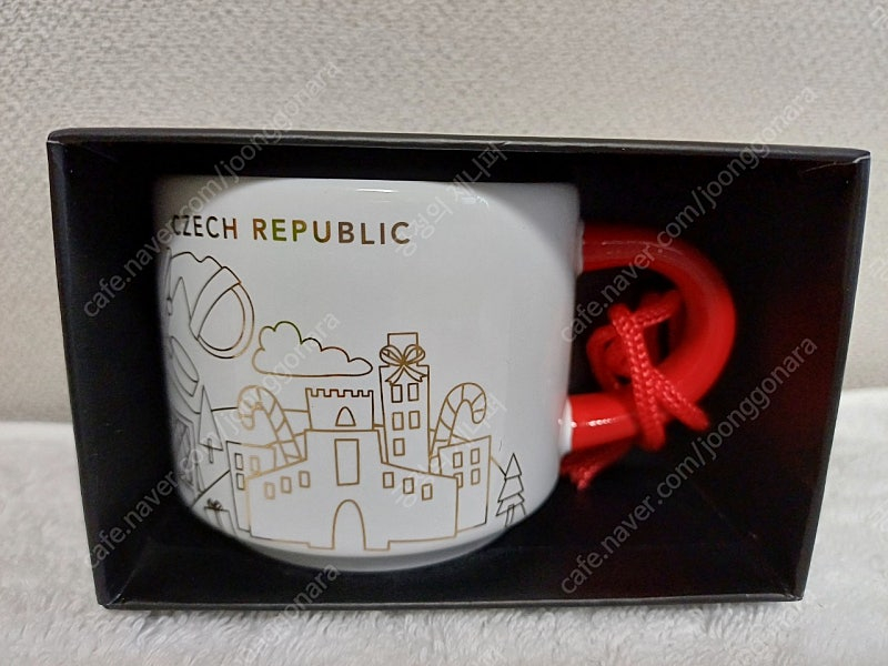 스타벅스 유아히어 홀리데이 레드케이스 오너먼트 59ml 미국 파이크 플레이스 마켓 시애틀 캘리포니아 로스앤젤레스 스... 이미지