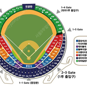 6월 7일(토) 두산 롯데 3루 블루 2연석(114블럭)