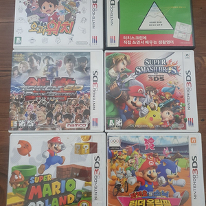 닌텐도 ds,3ds 게임 6개 일괄 판매합니다.