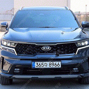 쏘렌토 중고차 쏘렌토 하이브리드 중고 회색 2021년식 24,928km HEV 1.6 2WD 노블레스 중고자동차