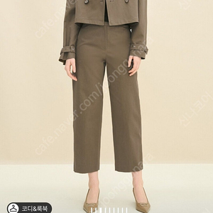 타임 린넨 블렌드 크롭 더블 자켓(55)