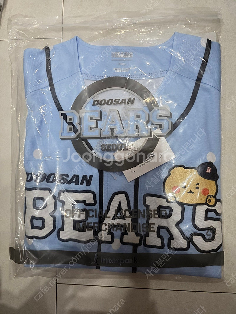 망그러진곰 두산 망곰 두산베어스 잠옷 유니폼 노마킹 1...--0