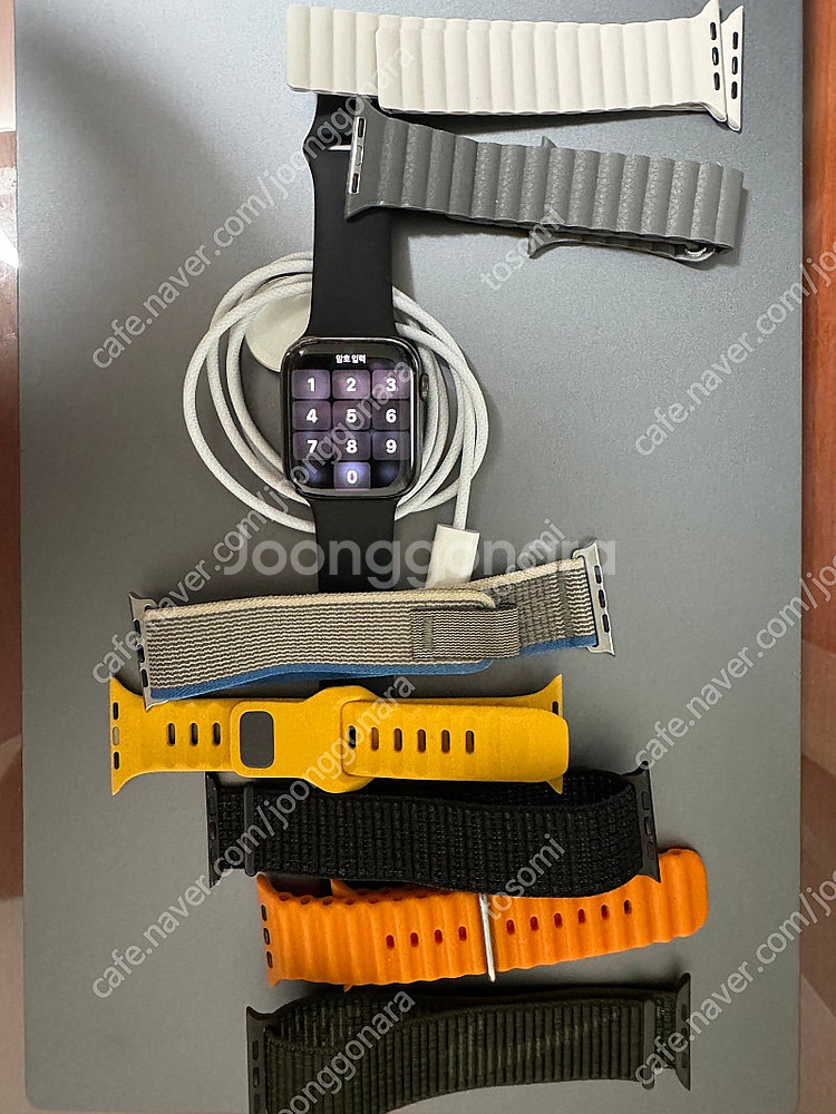 애플워치 Series 9 GPS 셀룰러 45mm 스테인...--0