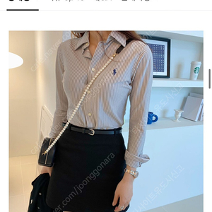(정품)폴로랄프로렌 여성 우먼 스트라이프 드레스 셔츠 남방