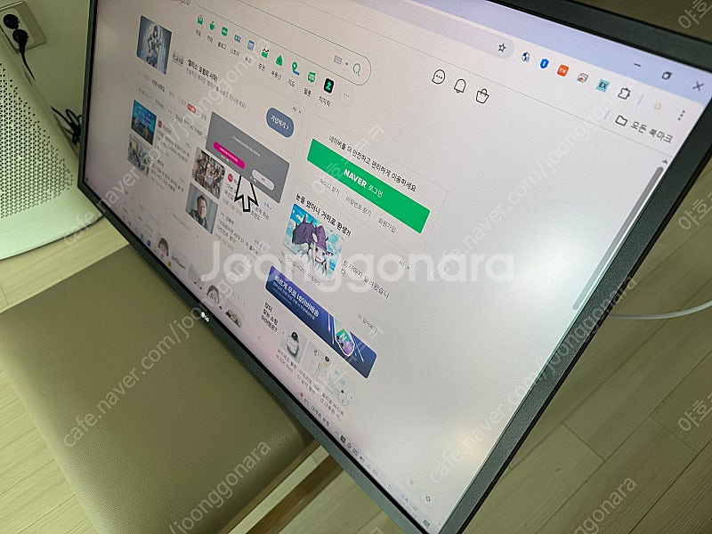 LG 32uk550 엘지 4k모니터 판매 합니다.--4