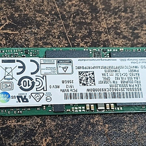 `중고 m2 SSD256G nvme삼성