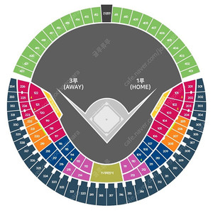 6/4,5 기아vs두산 3루 오렌지석 통로 연석 양도