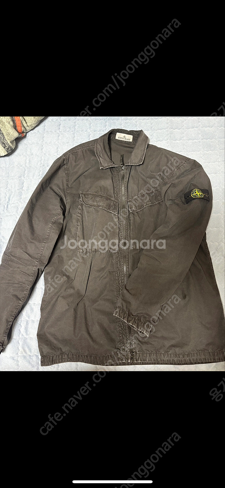 22fw 스톤아일랜드 올드이펙트 오버셔츠 XL--0