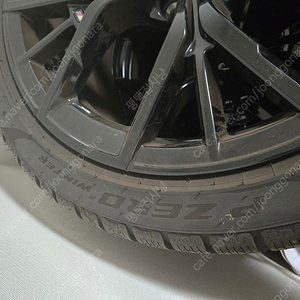 BMW G30 5시리즈 845M 블랙 19인치 정품 윈터 휠 타이어 세트