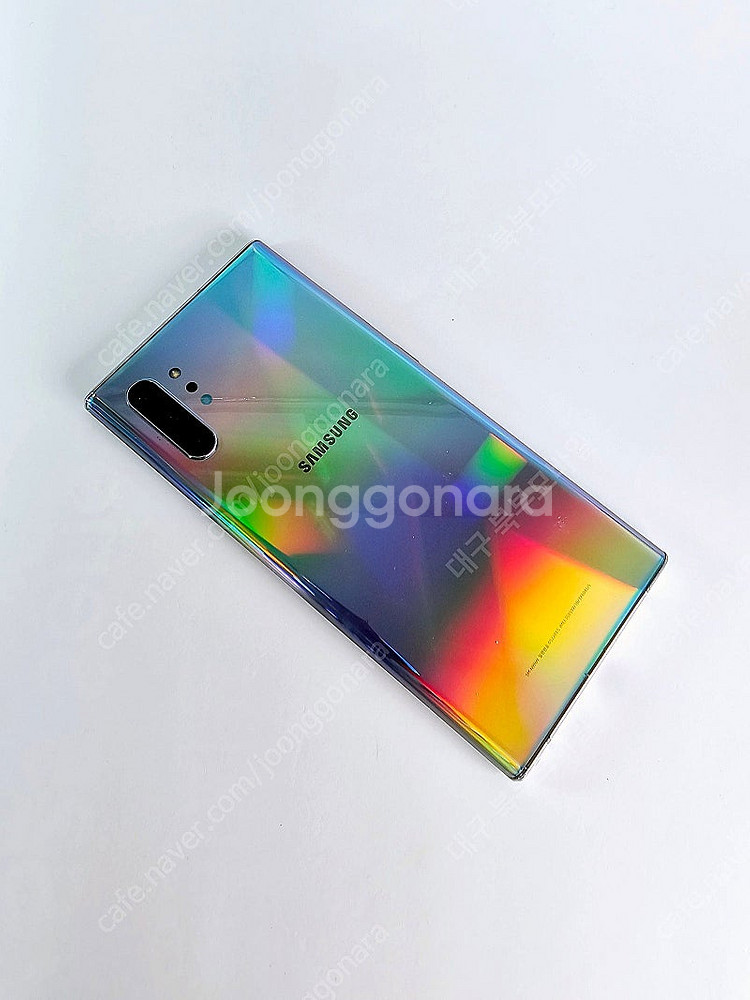 갤럭시 노트10플러스 256GB 아우라글로우 공기계 중...--2