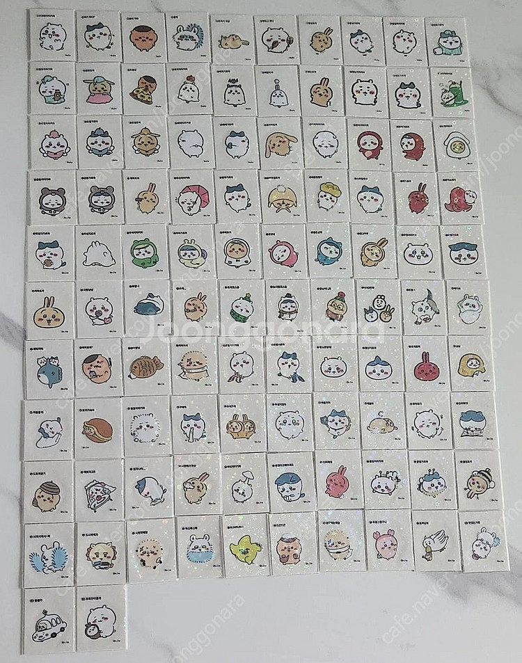 치이카와 먼작귀 레트로 띠부씰--0